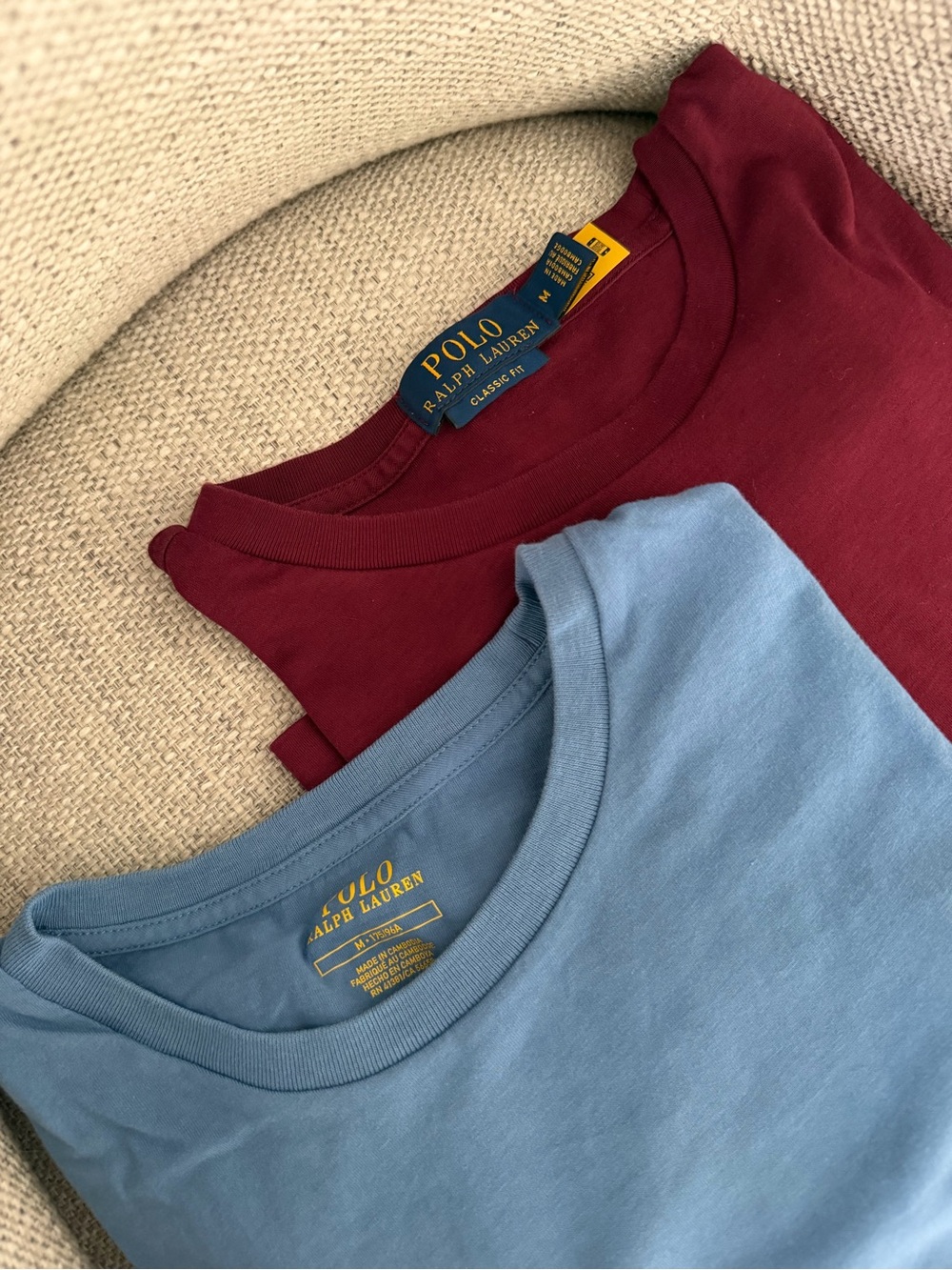 Polo by Ralph Lauren Men Two-Pack Long sleeve - Light Blue & Burgundy